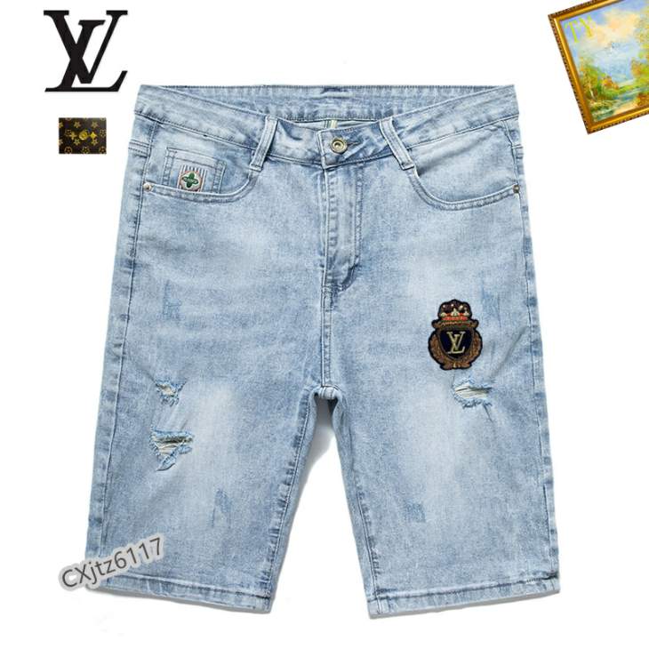 Picture of LV Jeans Short _SKULVsz28-3825tx0111889